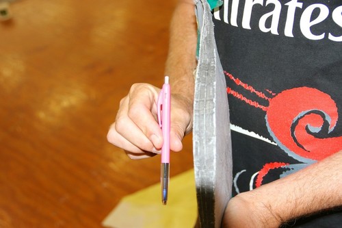 The layered thickness of the head of a 3Di J class job © Richard Gladwell www.photosport.co.nz